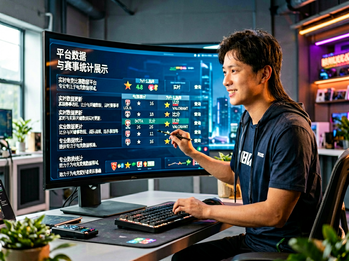 电竞比分平台数据面板与赛事统计展示