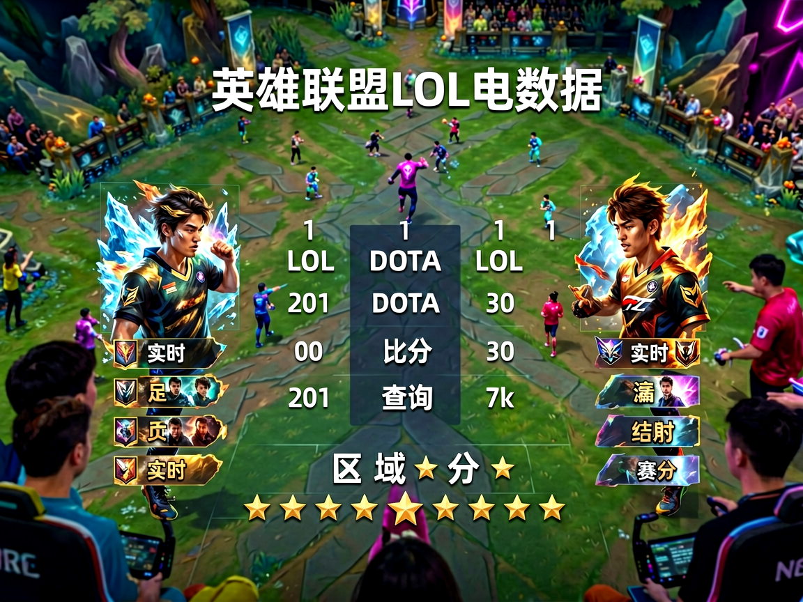 英雄联盟LOL电竞赛事比分数据